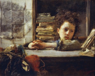 Das Studio von Antonio Mancini